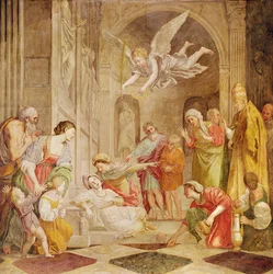 The Death of St. Cecilia, c. 1614